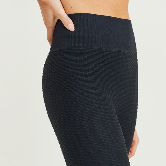 NWT💝Jacquard & Ribbed Seamless Bra & Leggings Set - Picture 7 of 8